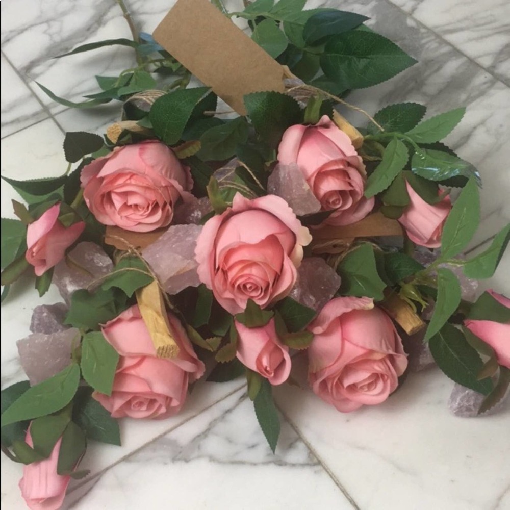 Love Bundle Silk Rose Palo Santo Rose Quartz Valentines Day 5
